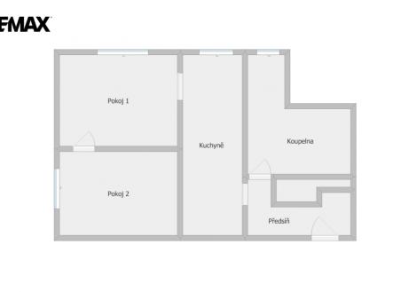 Pronájem bytu, 2+1, 52 m²
