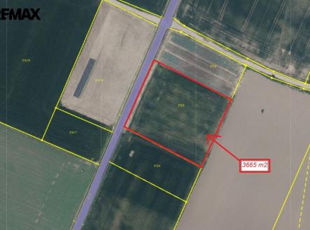 Prodej pozemku, zemědělská půda, 3 665 m²