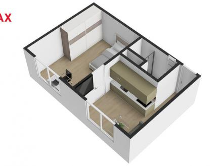 Pronájem bytu, 1+1, 33 m²
