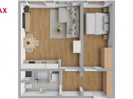 Prodej bytu, 2+kk, 47 m²