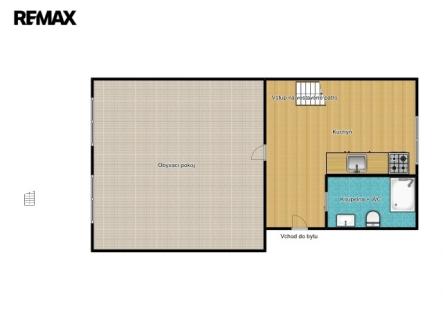 Pronájem bytu, 1+1, 48 m²