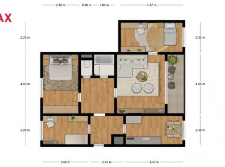 Prodej bytu, 4+1, 85 m²