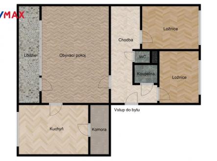 Prodej bytu, 3+1, 72 m²