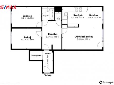 Prodej bytu, 3+1, 83 m²