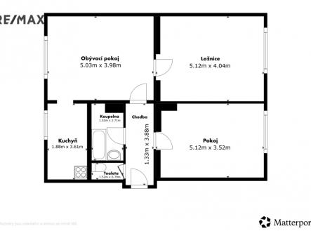 Prodej bytu, 3+1, 76 m²