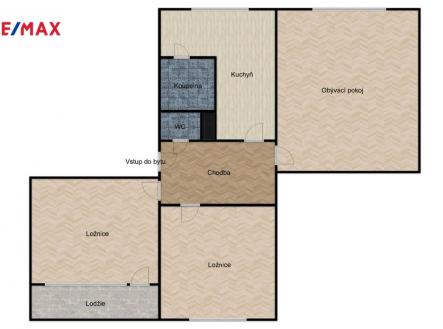 Prodej bytu, 3+1, 69 m²