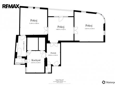 Prodej bytu, 3+1, 126 m²