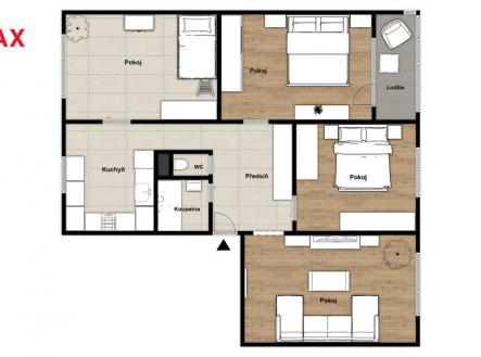 Prodej bytu, 4+1, 87 m²