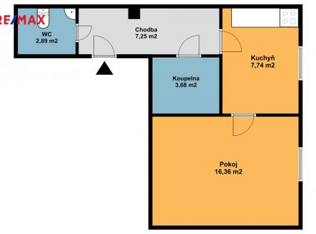 Prodej bytu, 1+1, 39 m²
