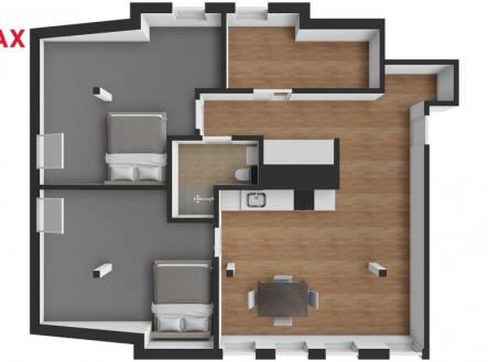 Pronájem bytu, 3+kk, 92 m²