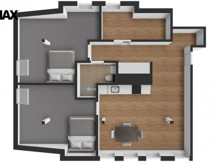 Pronájem bytu, 3+kk, 94 m²