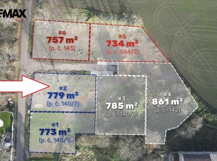 Prodej pozemku pro bydlení, 779 m²