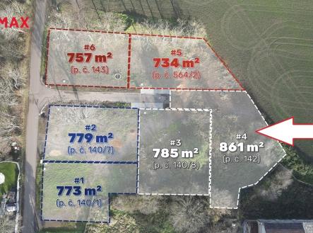 Prodej pozemku pro bydlení, 861 m²
