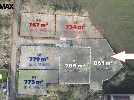 Prodej pozemku pro bydlení, 861 m²