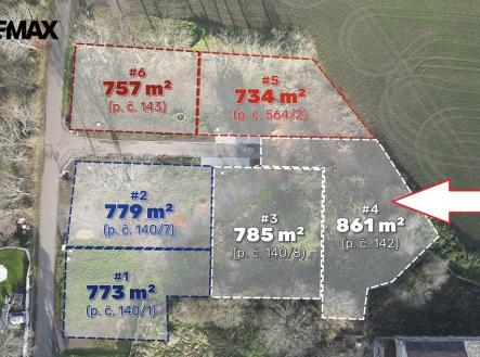 Prodej pozemku pro bydlení, 861 m²