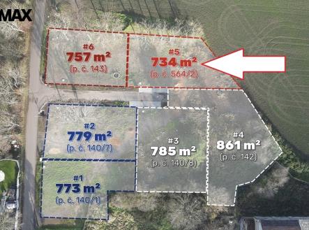 Prodej pozemku pro bydlení, 734 m²