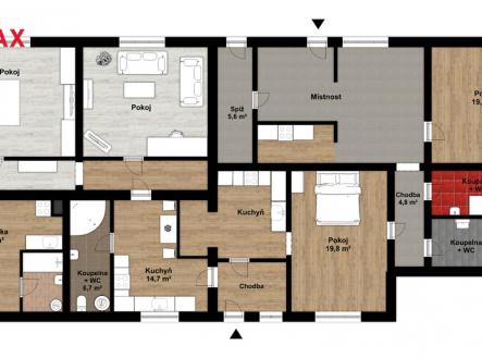 Prodej nájemního domu, 175 m²