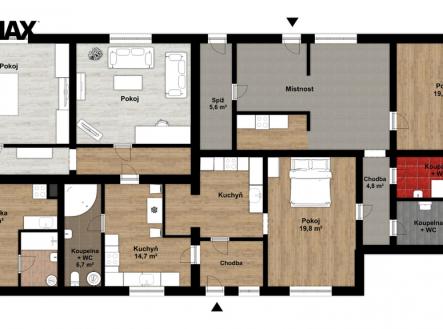 Prodej nájemního domu, 175 m²