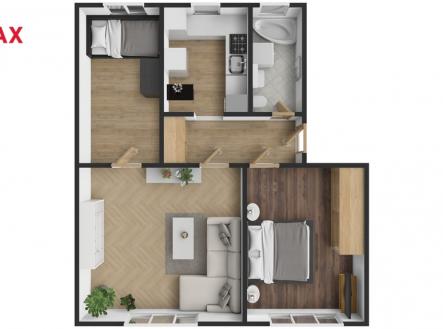 Prodej bytu, 3+1, 56 m²