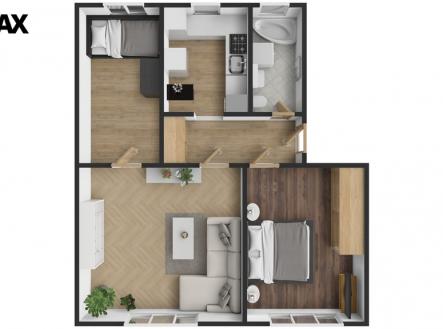 Prodej bytu, 3+1, 56 m²