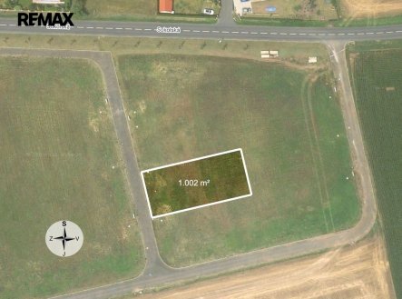 Prodej stavebního pozemku 1002 m², Slavětín nad Ohří, okres Louny