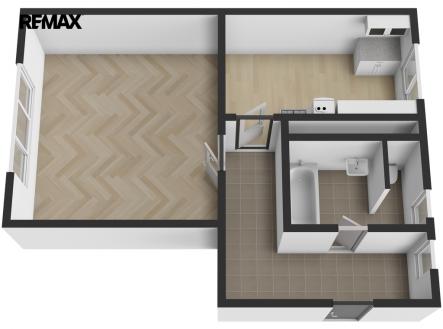 Prodej bytu, 1+1, 43 m²
