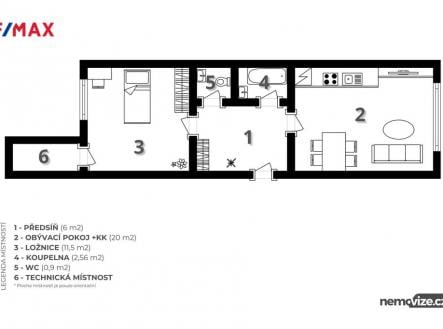 Prodej bytu, 2+kk, 47 m²