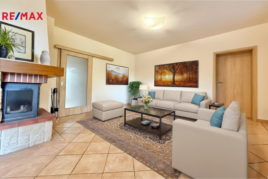 Vizualizace obývacího pokoje