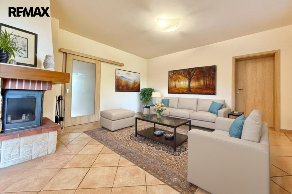 Vizualizace obývacího pokoje