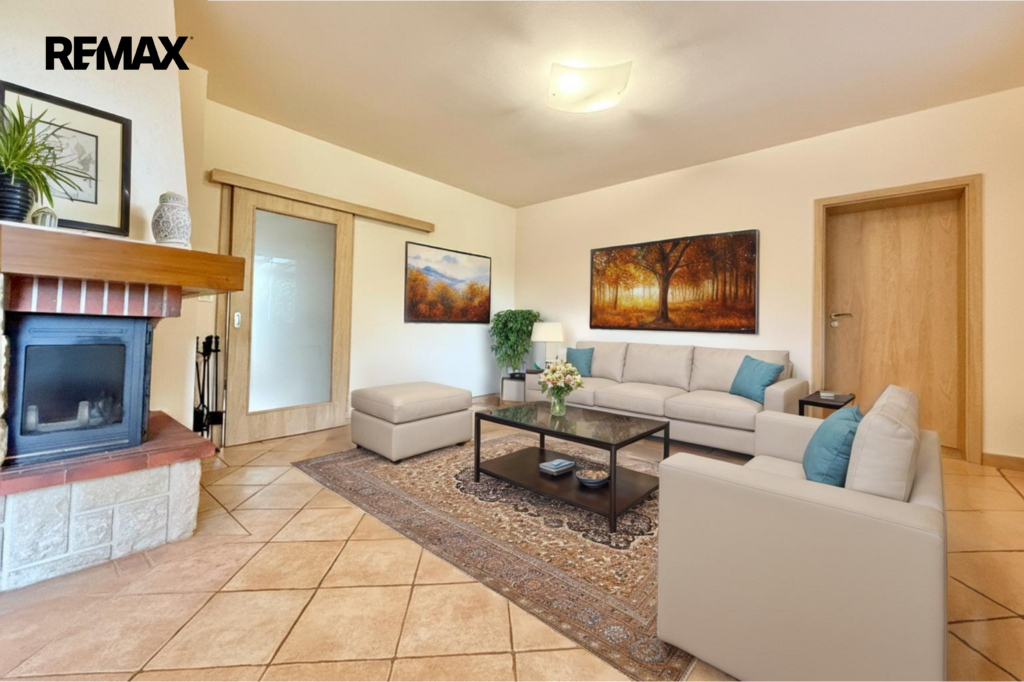 Vizualizace obývacího pokoje