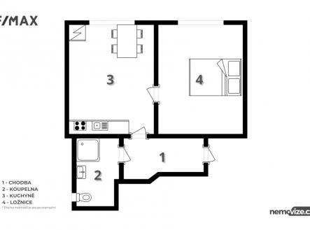 Pronájem bytu, 1+1, 30 m²