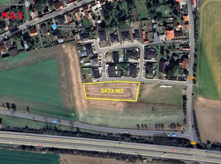 Prodej pozemku pro komerční výstavbu, 3 433 m²