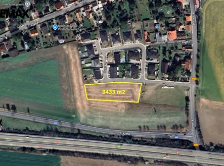 Prodej pozemku pro komerční výstavbu, 3 433 m²