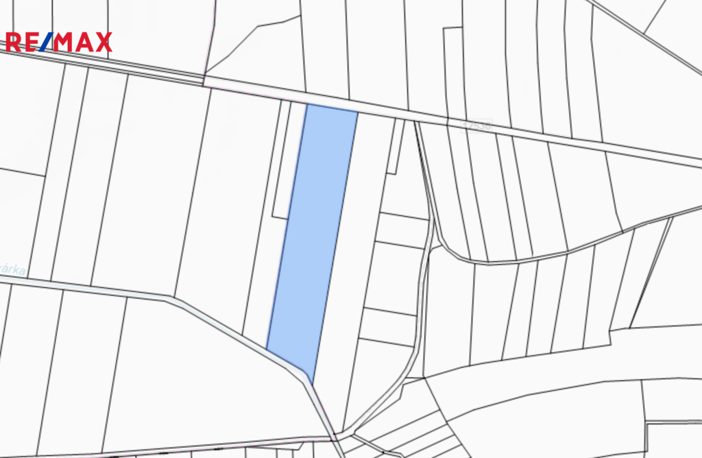 Výstřižek z katastru