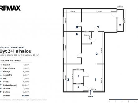 Prodej bytu, 3+1, 78 m²