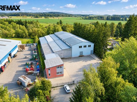 Komerční areál v Milevsku – sklady, výrobní prostory a kanceláře