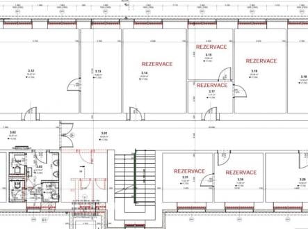 Pronájem - kanceláře, 267 m²