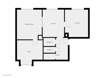 Prodej bytu, 3+1, 70 m²