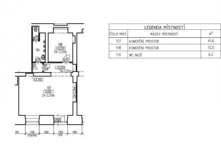 Pronájem kanceláře, 60 m²