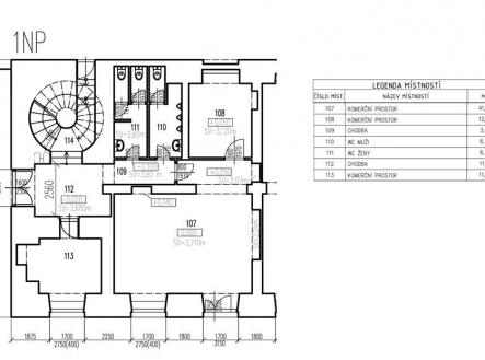 Pronájem restaurace, 90 m²