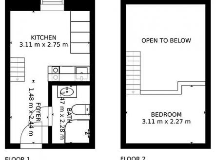 Pronájem bytu, 1+kk, 24 m²