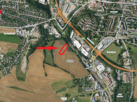 Prodej pozemku pro komerční výstavbu, 11 396 m²