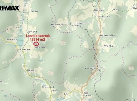 Prodej pozemku, les, 13 934 m²
