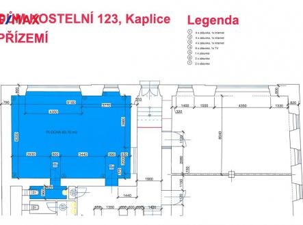 Pronájem - obchodní prostor, 63 m²