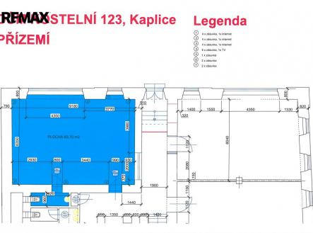 Pronájem obchodní prostor, 63 m²