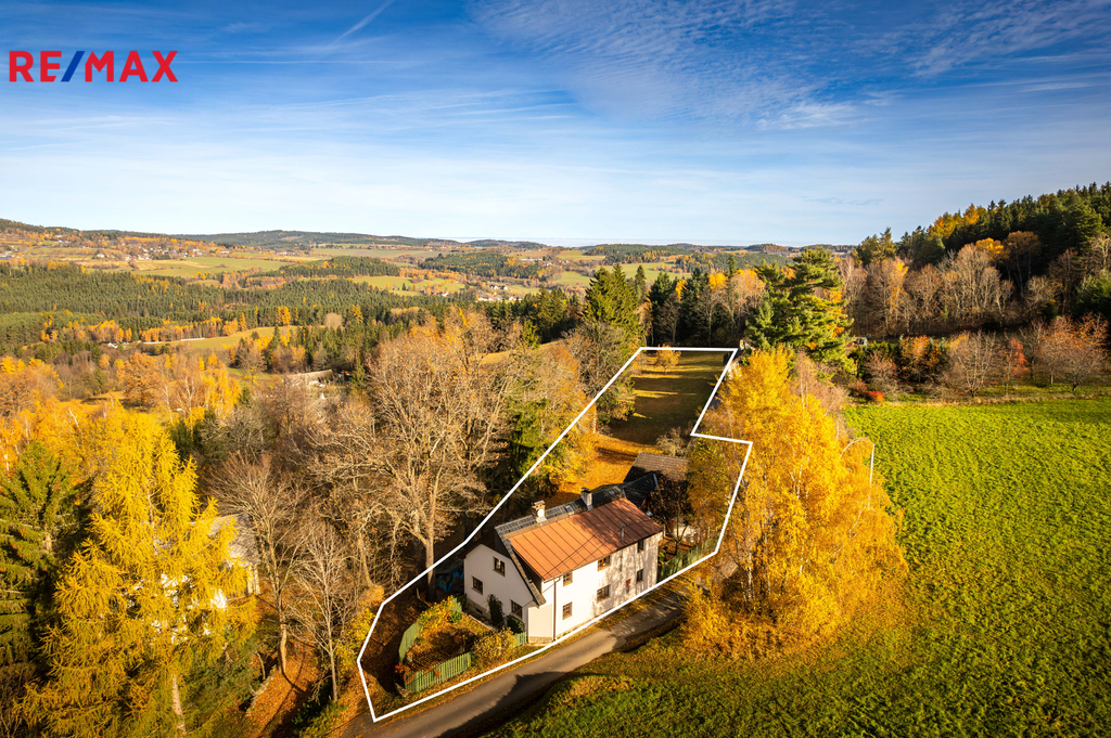Zákres dům + zahrada