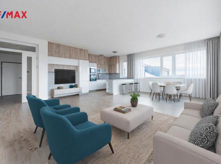 Pronájem bytu, 3+kk, 152 m²