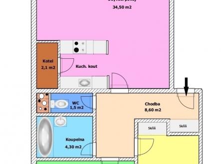 Prodej bytu, 3+kk, 95 m²