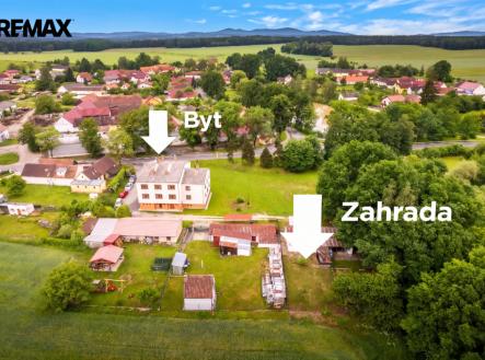 Umístění bytu a zahrady
