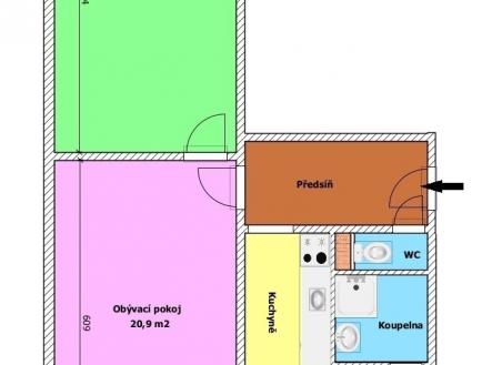 Pronájem bytu, 2+1, 65 m²